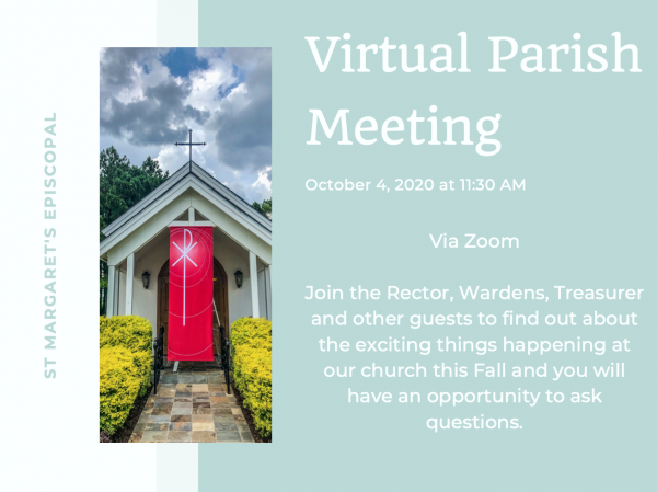 Virtual Fall Parish Meeting