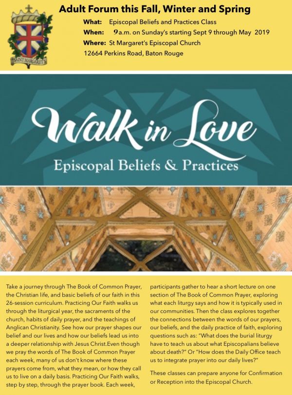 Walk in Love - Episcopal Beliefs & Practices