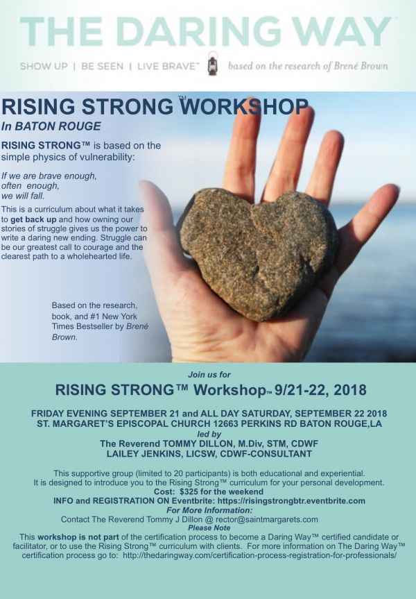 Rising Strong Workshop Baton Rouge